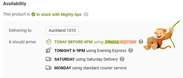 How does Mighty Ape calculate Shipping and Delivery times